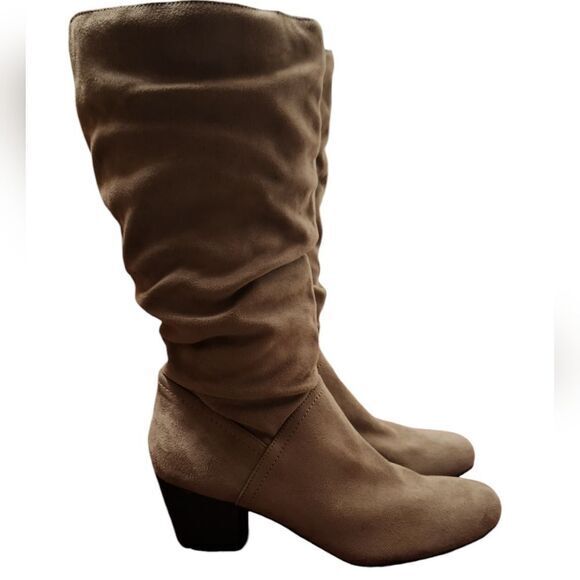 Maurices Slouchy Mid Calf Bbots Tan‎ Size  91/2 NWOT - Picture 5 of 6